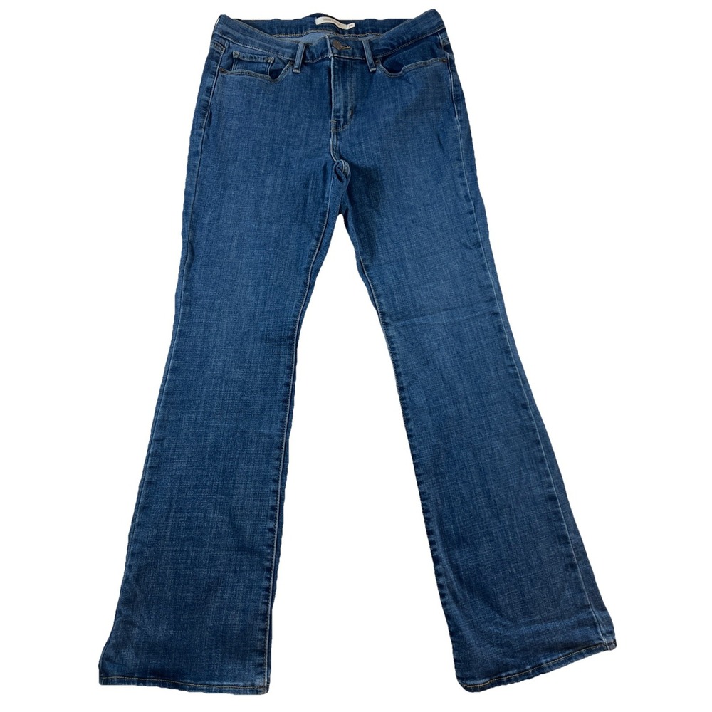 Levi's Classic Boot Cut Jeans‎ Flared Denim Dark Wash Sz 29 Mid Rise Jeans